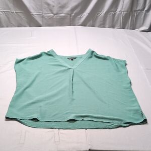 Banana Republic Womens Green Sleeveless Boxy Blouse‎ Sleeveless Size XXL